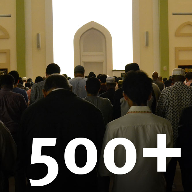 500+